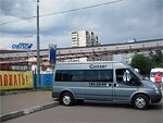 Бесплатный автобус Genser в пункт аренды автомобилей АрендаАвто-урй на ул.Добролюбова