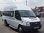 Бесплатный автобус Genser в пункт аренды автомобилей АрендаАвто-урй на Новорязанском шоссе